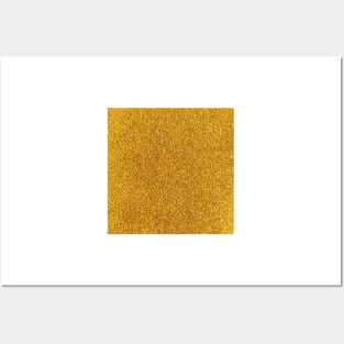 Gold Glitter Posters and Art